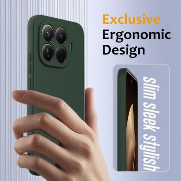 Xiaomi 15T Pro Liquid Silikone Cover - MagSafe Kompatibel - Mørkegrøn