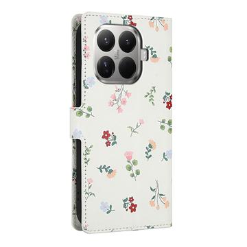 Xiaomi 15T Pro Rhombisk Blomsterpung - Roser