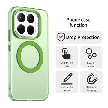 Xiaomi 15T Pro UltraGuard Matte MagSafe Cover - Grøn