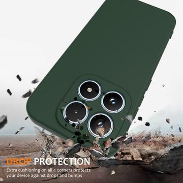 Xiaomi 17 Liquid Silikone Cover - MagSafe Kompatibel - Mørkegrøn
