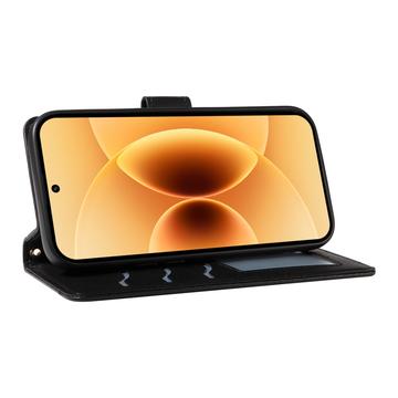 Xiaomi 17 Luksus Vatteret Pung - Sort