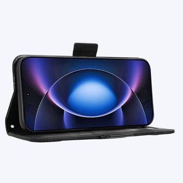Xiaomi 17 Max Kortholder Pung Etui - Sort