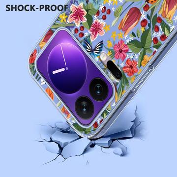 Xiaomi 17 Pro TPU-cover med blomstermønster - Liljer