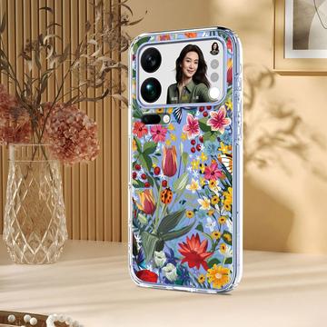 Xiaomi 17 Pro Max TPU-cover med blomstermønster - Liljer