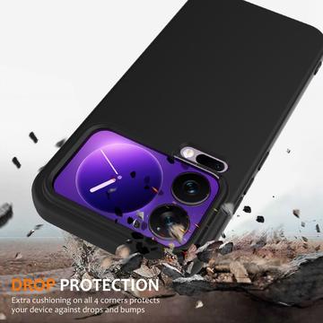 Xiaomi 17 Pro Max Liquid Silikone Cover - MagSafe Kompatibel - Sort