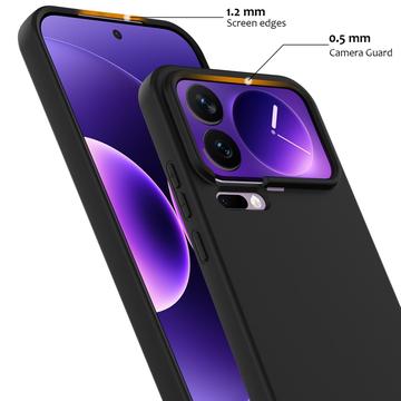 Xiaomi 17 Pro Max Liquid Silikone Cover - MagSafe Kompatibel - Sort
