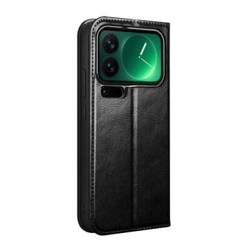 Xiaomi 17 Pro Max Qialino Classic Læderpung - Sort