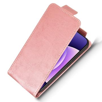 Xiaomi 17 Pro Max lodret flip-etui med stativ - rosaguld