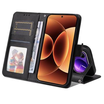 Xiaomi 17 Pro Max Pung Etui med Stativ - sort
