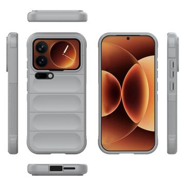 Xiaomi 17 Pro Rugged TPU Cover - Lysegrå