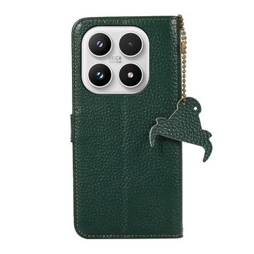 Xiaomi 17 Pung læder cover med RFID - grøn