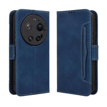 Xiaomi 17 Ultra Kortholder Pung Etui - Blå