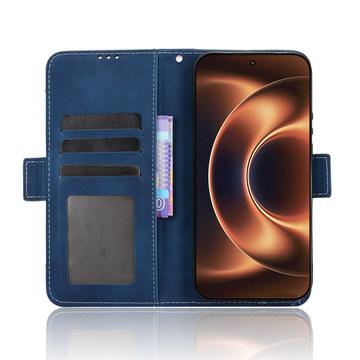 Xiaomi 17 Ultra Kortholder Pung Etui - Blå