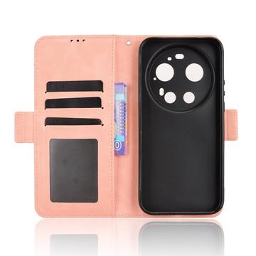 Xiaomi 17 Ultra Kortholder Pung Etui - Pink