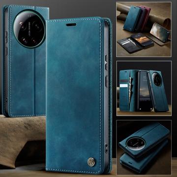 Xiaomi 17 Ultra Caseme 033 Pung Etui med Kalvemønster og RFID-blokering - Grøn