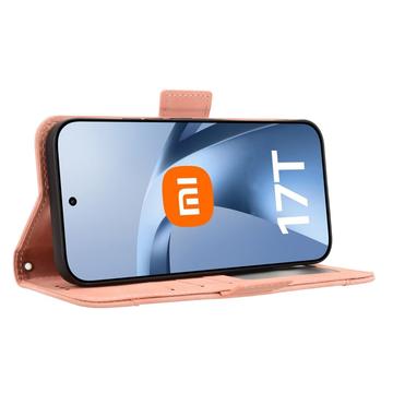 Xiaomi 17T Kortholder Pung Etui - Pink