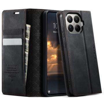Xiaomi 17T Pro Caseme 033 Pung Etui med Kalvemønster og RFID-blokering - Sort