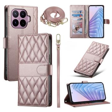 Xiaomi 17T Pro Luksus Vatteret Pung - rosaguld
