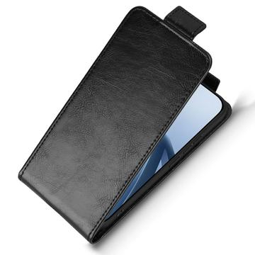 Xiaomi 17T lodret flip-etui med stativ - sort