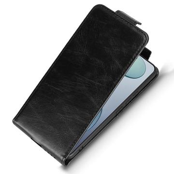 Xiaomi Civi 5 Pro lodret flip-etui med stativ - sort