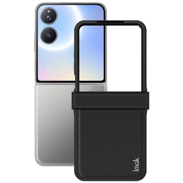 Xiaomi Mix Flip 2 Imak Ruiyi Hybrid Cover - Karbonfiber - Sort