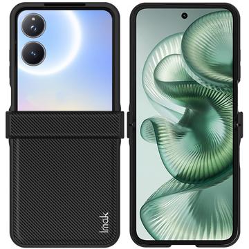 Xiaomi Mix Flip 2 Imak Ruiyi Hybrid Cover - Karbonfiber - Sort