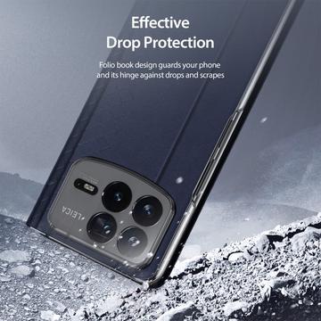 Xiaomi Mix Fold 4 Dux Ducis Bril Flip Cover - Blå
