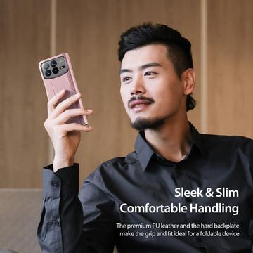 Xiaomi Mix Fold 4 Dux Ducis Bril Flip Cover - Pink
