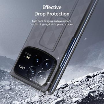 Xiaomi Mix Fold 4 Dux Ducis Fitt Magnetisk Flip Cover - Grå