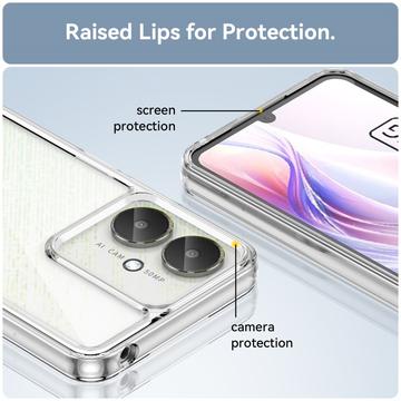 Xiaomi Poco C65/Redmi 13C Anti-Shock Hybrid Cover - Gennemsigtig