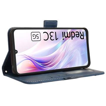 Xiaomi Poco M6/Redmi 13R Pung Cover med Kortholder - Blå
