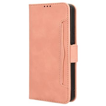 Xiaomi Poco M6/Redmi 13R Pung Cover med Kortholder - Pink