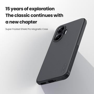 Xiaomi Poco F7 Nillkin Frosted Shield Pro Magnetic Hybrid Cover - Sort