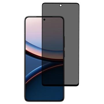 Xiaomi Poco F7 Ultra Privacy Full Cover Skærmbeskyttelse Hærdet Glas - Sort Kant