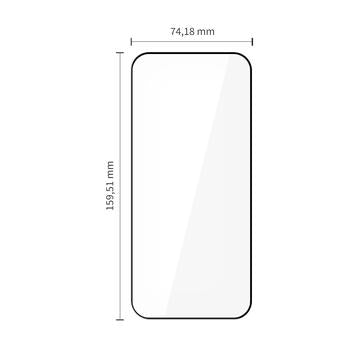 Xiaomi Poco F8 Ultra Tech-Protect Glass Fit+ Skærmbeskyttelse Hærdet Glas - 2 stk. - Sort