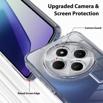 Xiaomi Poco M7 Ridsefast Hybrid Cover - Gennemsigtig