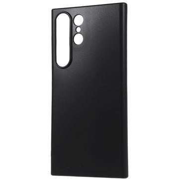 Samsung Galaxy S23 Ultra 5G Anti-Fingeraftryk Mat TPU Cover - Sort