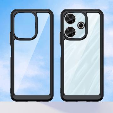 Xiaomi Redmi Note 13R/Redmi 13/Poco M6 4G Anti-Shock Hybrid Cover - Sort