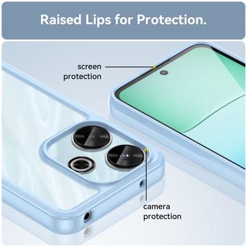 Xiaomi Redmi Note 13R/Redmi 13/Poco M6 4G Anti-Shock Hybrid Cover - Blå
