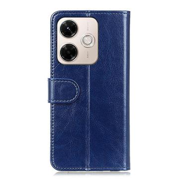 Xiaomi Redmi 13x Pung Etui med Stativ - blå