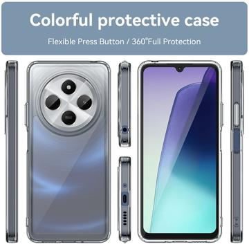Xiaomi Redmi 14R/14C/Poco C75 Anti-Shock Hybrid Cover - Gennemsigtig