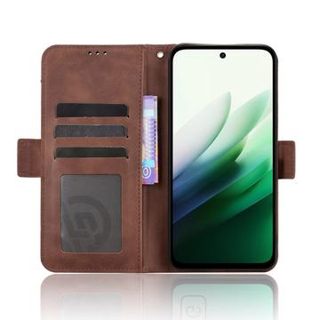 Xiaomi Redmi 15 4G Kortholder Pung Etui - Brun