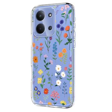 Xiaomi Redmi 15C TPU-cover med blomstermønster - tusindfryd