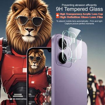 Xiaomi Redmi 15a Imak 2-i-1 HD Kamera Linse Hærdet Glas