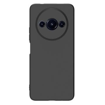 Xiaomi Redmi A3 Anti-Fingeraftryk Mat TPU Cover - Sort