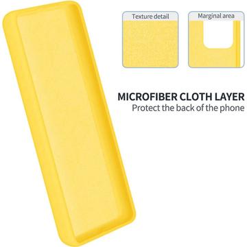 Xiaomi Redmi A3x Liquid Silikone Cover med Strop - Gul