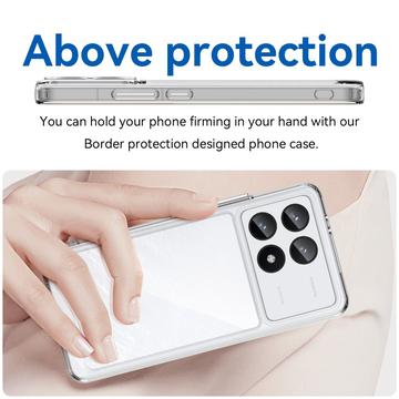 Xiaomi Redmi K70/K70 Pro/Poco F6 Pro Anti-Shock Hybrid Cover - Gennemsigtig