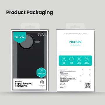 Xiaomi Redmi K80/Poco F7 Pro Nillkin Super Frosted Shield Pro Hybrid Cover - Sort