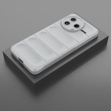 Xiaomi Redmi K80/Poco F7 Pro Rugged TPU Cover - Lysegrå