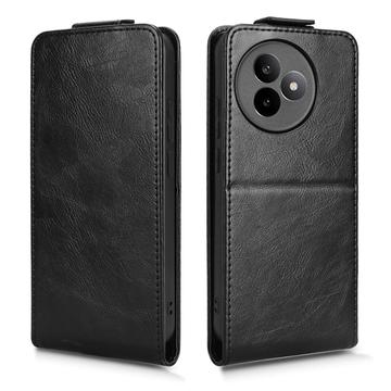 Xiaomi Redmi K80 Ultra lodret flip-etui med stativ - sort